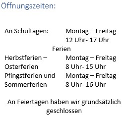 Öffnungszeiten